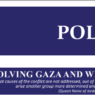 EVOLVING GAZA AND WEST BANK CRISIS