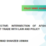 PERSPECTIVE: INTERSECTION OF AFGHAN TRANSIT TRADE WITH LAW AND POLICY
