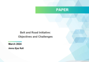 Belt and Road Initiative: Objectives and Challenges