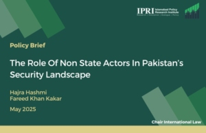 The Role of Non State Actors in Pakistan’s Security Landscape
