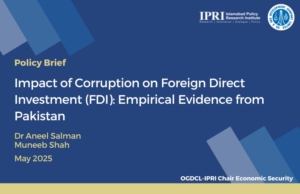 Impact of corruption on foreign direct investment (FDI): Empirical Evidence from Pakistan