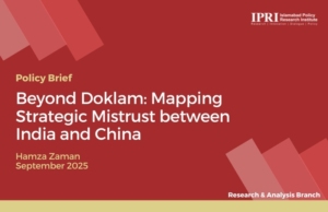 Beyond Doklam: Mapping Strategic Mistrust between India and China